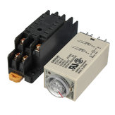 H3Y-2 220V Power On Time Delay Relay Solid State Timer DPDT Socket